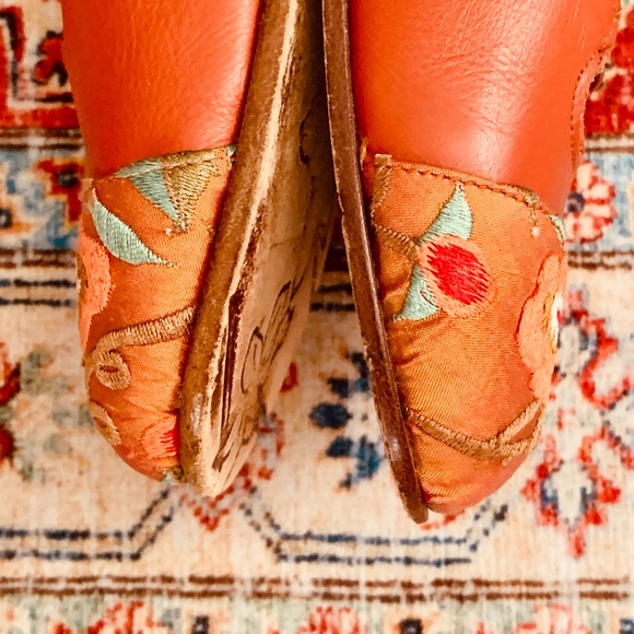 Cydney Mandel L’Opera Persimmon Ballerina Flats 9 - Picture 8 of 11